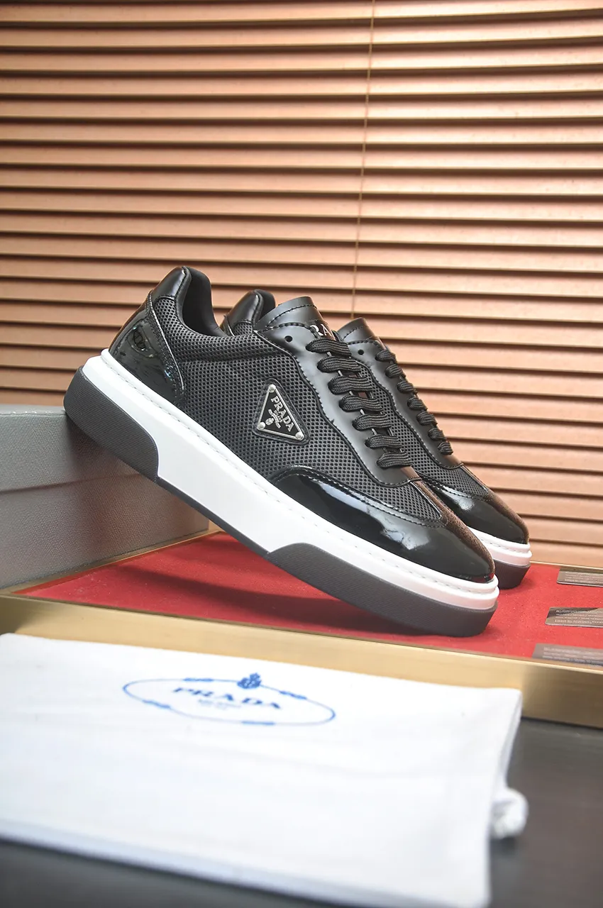 Men's shoes 💰580💶【PRADA】Top original, new season, high quality original goods, top imported calfskin with original imported glue, imported cowhide inside with original cowhide feet, original outsole! Quality guaranteed! Code 38-45 (45 customized)